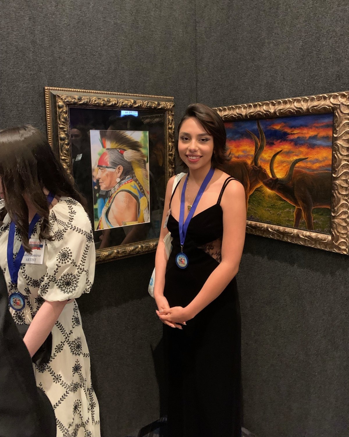 Tompkins High School alumna Sofia Regalado is the Featured Artist Winner in the “I Am Texas” book and exhibition from iWRITE and the Bryan Museum. “I Am Texas” combines both nonprofits’ missions, to build student confidence through art and writing about their Texas stories.